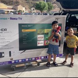 75 Hisense Smart 4K LED HDR TV
