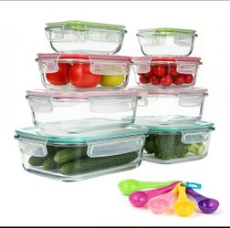 Sealed Glass Storage Food Containers