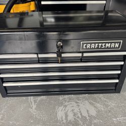 Craftsman Black 26” 6 Drawer Top Tool Chest