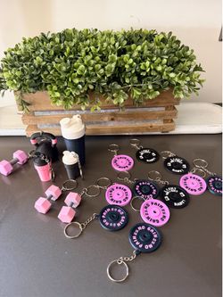 Gym assorted keychains