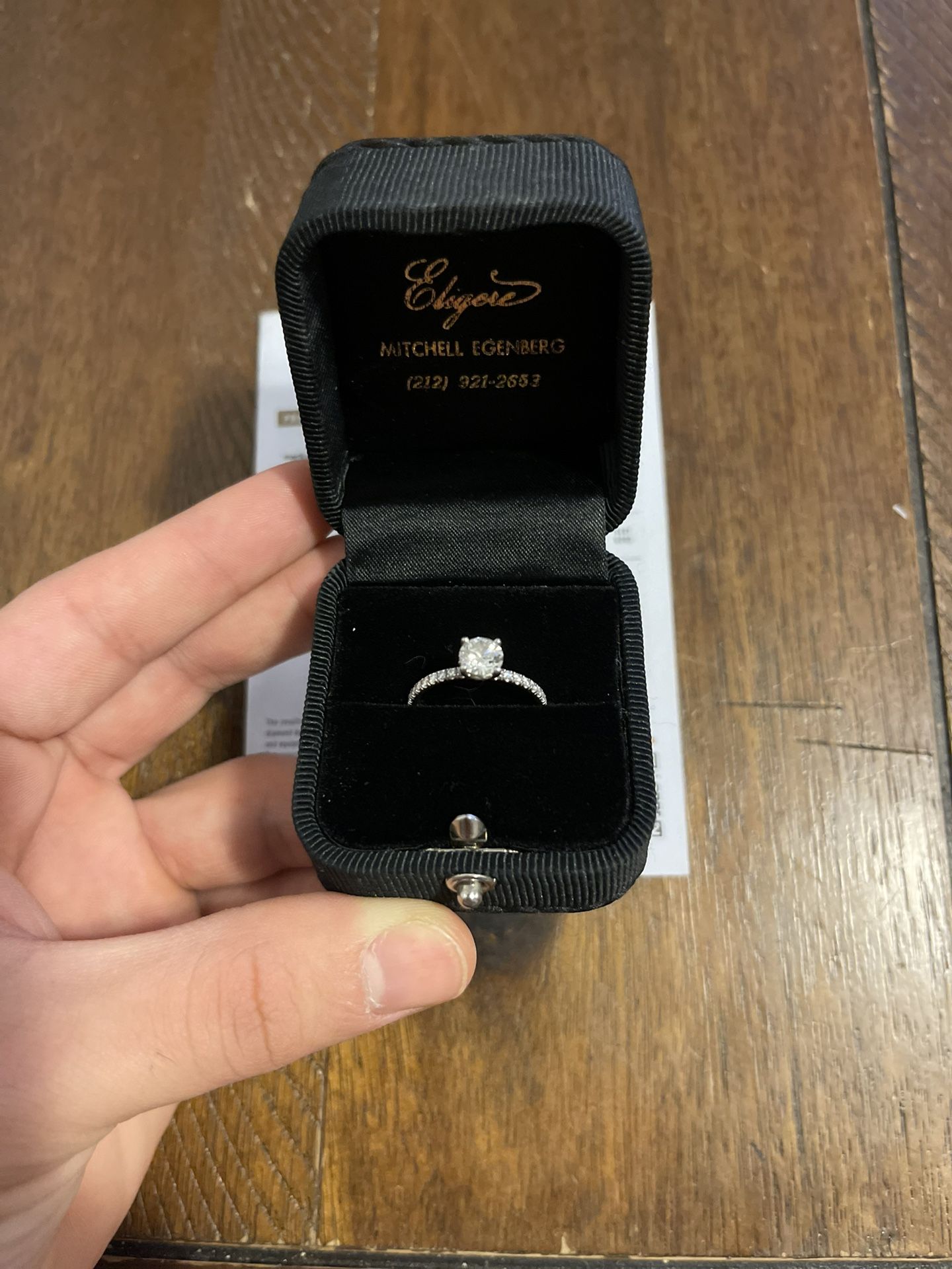 Engagement Ring With Gia Certification