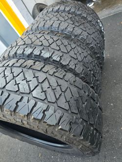4 Used Tires Lt35x12.50r20 Thunder Ranger AT $280.00