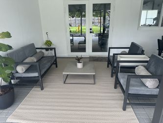 Modern Patio/Outdoor Wooden Furniture - Set