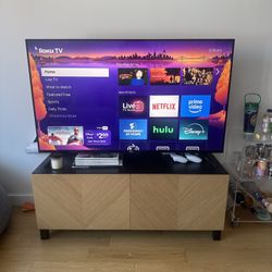 IKEA TV CONSOLE - Black, Wood