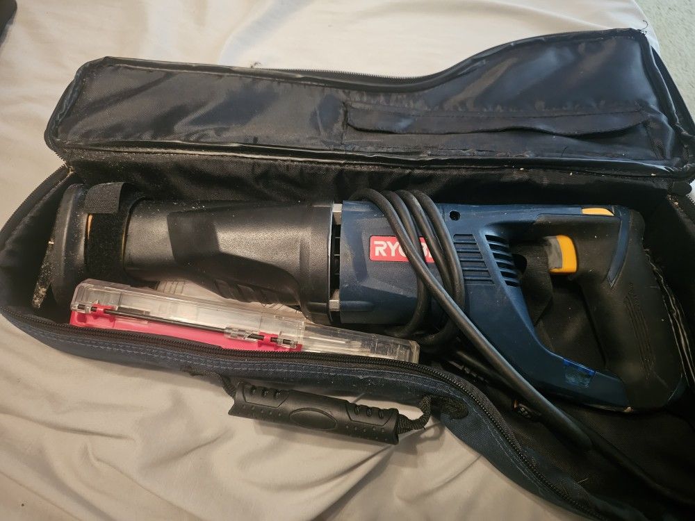Ryobi Reciprocating Saw With Blades