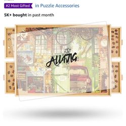 Puzzle Board With Drawers 