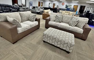 NEW TWO PIECE SOFA AND LOVESEAT SET WITH FREE DELIVERY PAY UPON ARRIVAL