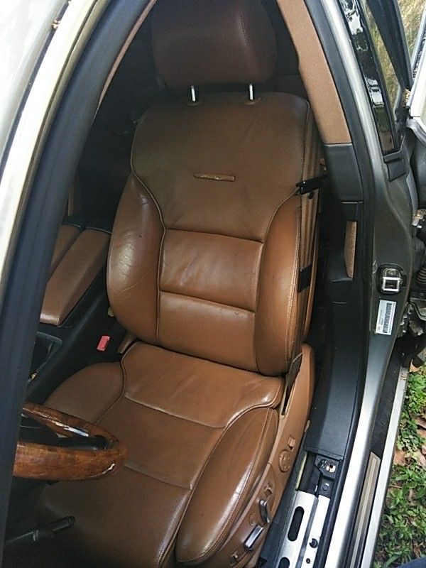 Massage leather perforated seats