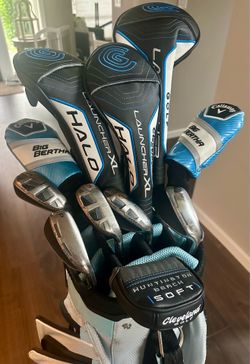 Women's Cleveland Launcher XL Halo Golf Club Set with Bag