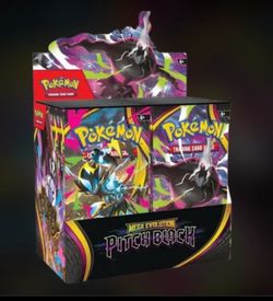 Pitch black booster boxes case of 6