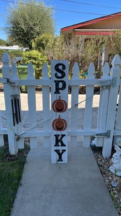 Spooky Halloween Porch Sign
