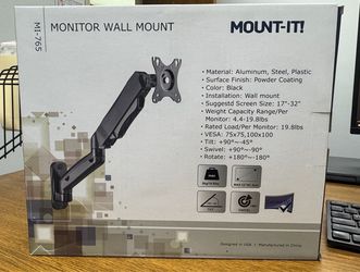 Monitor wall mount