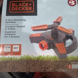 Black Decker Water Sprinkler 