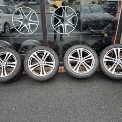 2021 Mercedes E350 OEM 18” Wheels & Tires – Like New (Only 4,000 Miles!)