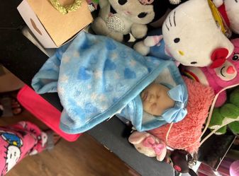 Realistic mini silicone baby