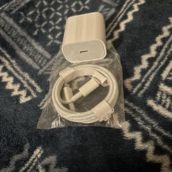 iPhone Lightning Cable With Wall Charger