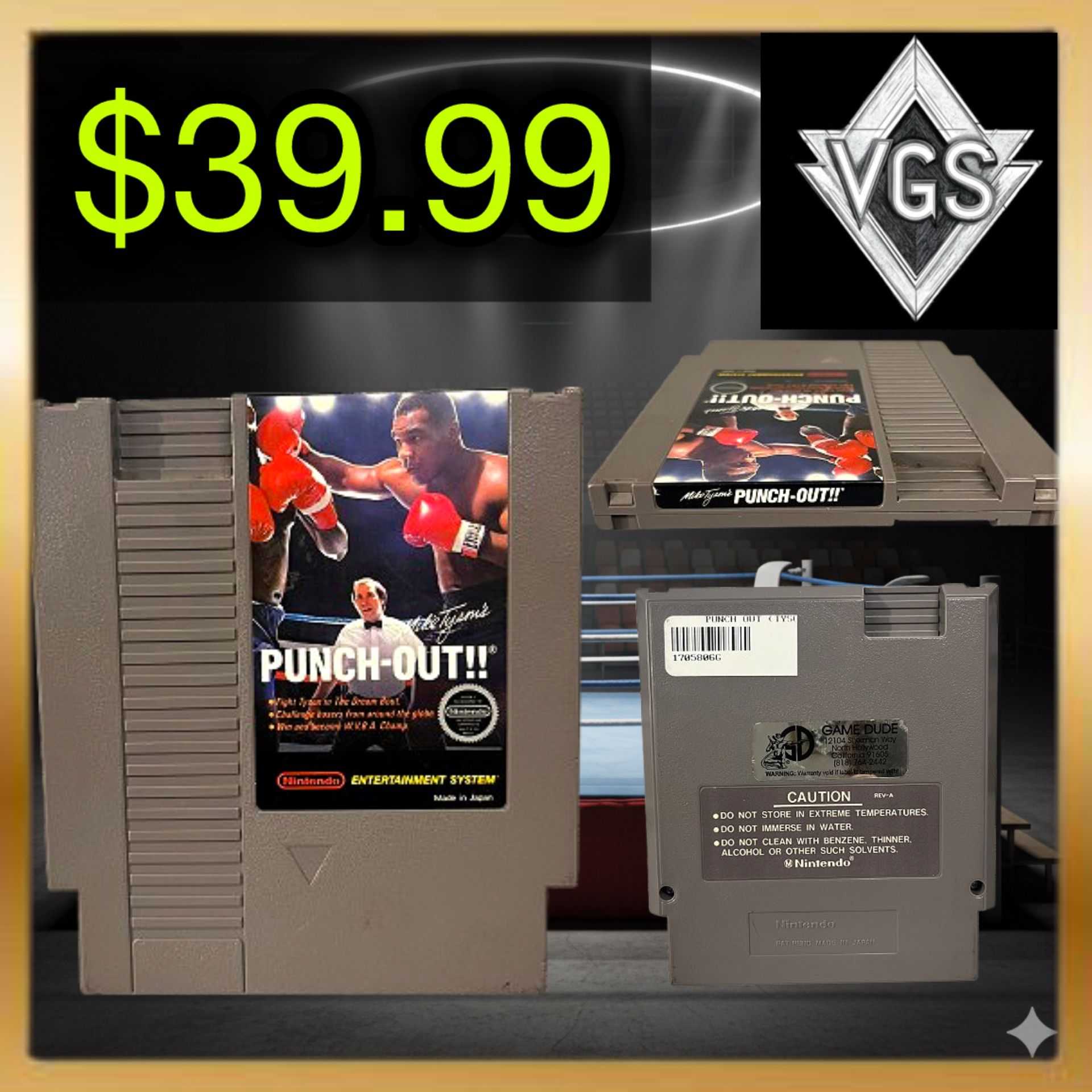 *VINTAGE* Mike Tyson’s Punch-Out!! for Nintendo Entertainment System