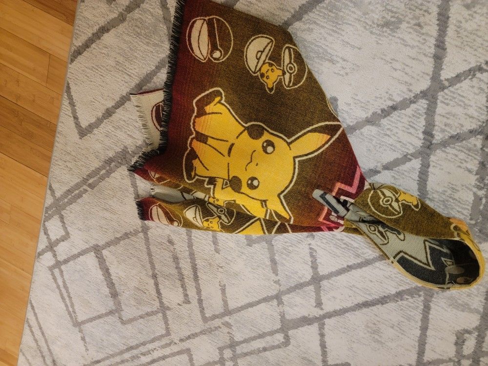 Handmade Pikachu Hooded Poncho