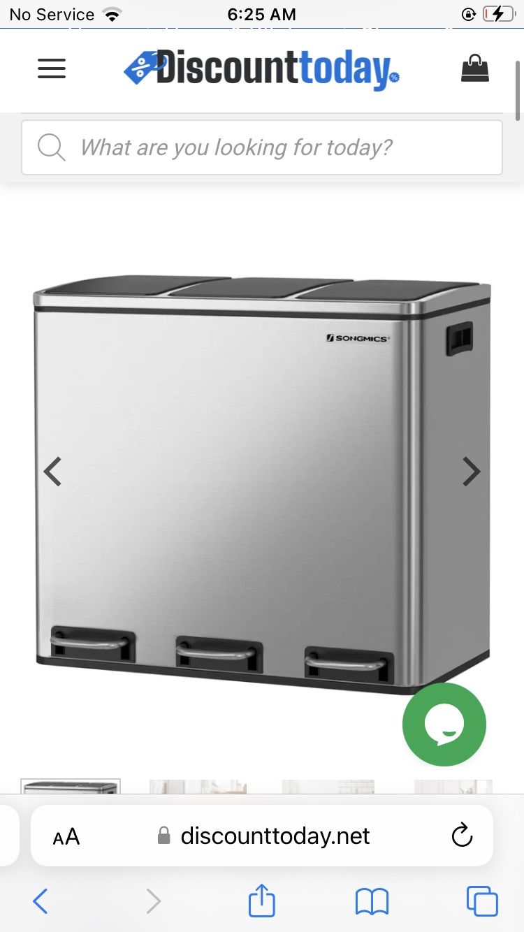 New Trash Can Stainless Steel