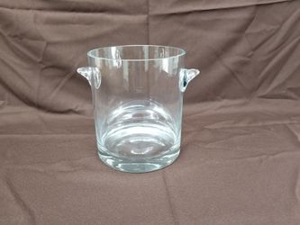 Glass ice bucket