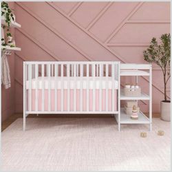 Full-Size Baby Crib & Changer