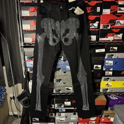 Size 36 Pants Skeleton Brand New 