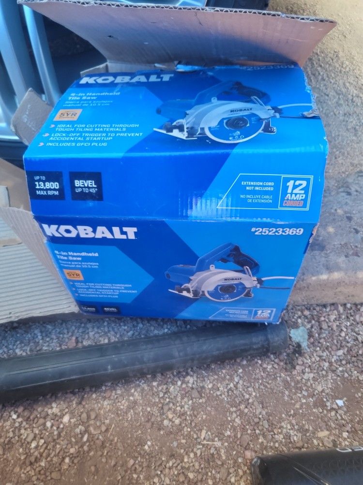 KOBALT WET HAND SAW- FOR TILE, STONE, COUNTERTOPS