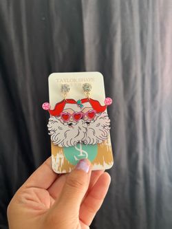 Disco Santa Earrings 2