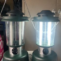 Coleman camping lamps