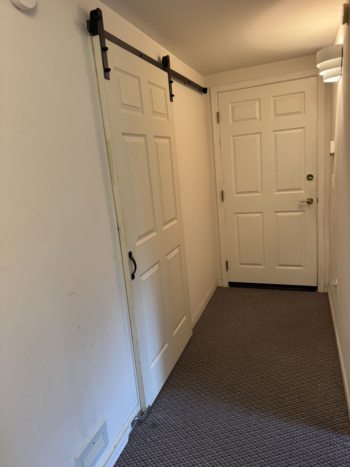 36” Door Slab With Barn Door Hardware