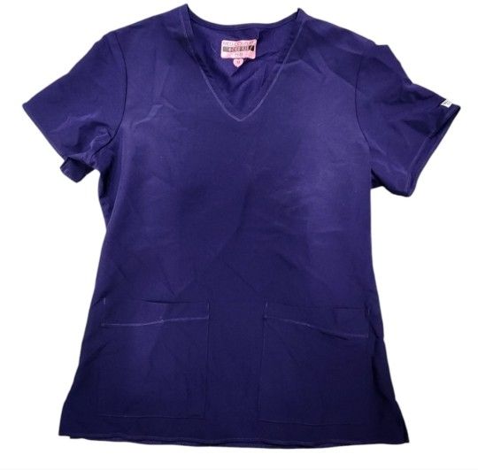 Med Couture Size Medium Women's Purple Scrub Top