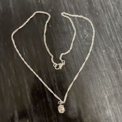 Sterling Silver Pendant And Chain for Sale in Clovis, CA - OfferUp