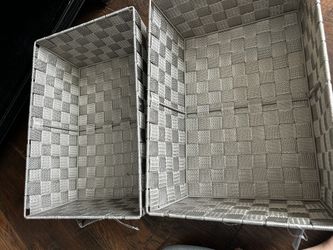 Woven Baskets, New   15x10x5