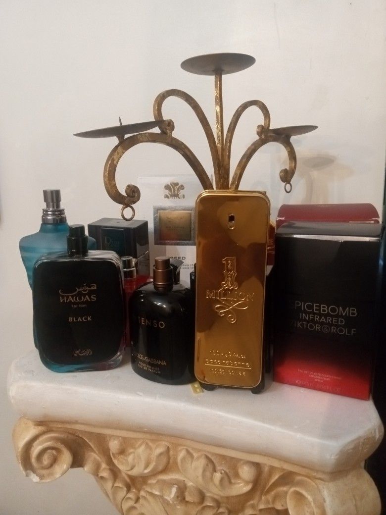 Top Men Fragrances Victor & Rolfe, Dolce &Gabbana, Dior, Creed, Jean Gaultier, Samples