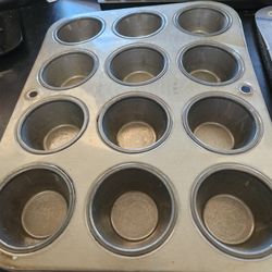 Vintage Ekco Mini Muffin Pan 12 Holes