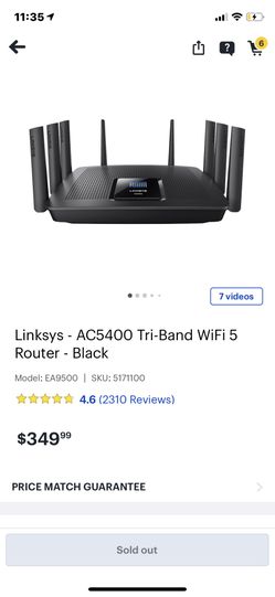 Linksys wifi router and wifi extender