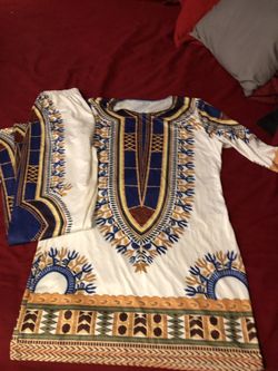 2 piece African print outfit
