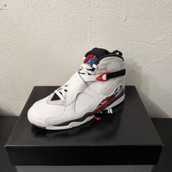 Jordan 8 Retro White True Red (2025)