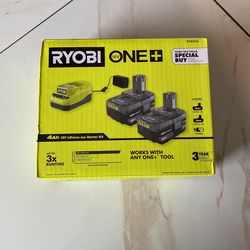 4 Ah Ryobi Lithium-ion Starter Kit