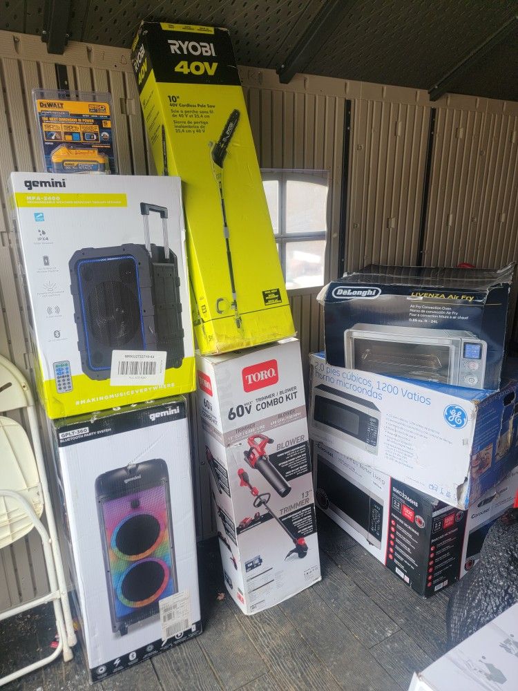 Speakers Microeaves Air Fryer Landscaping Equip