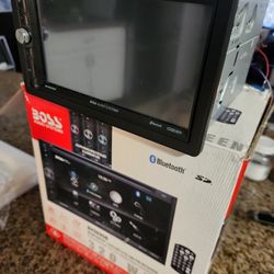 Boss Double Din Radio Bluetooth 