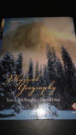 Physical geography book with CD