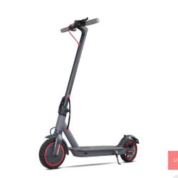 lectric Scooter - 8.5" Solid Tires, 350W Motor, Up to 19 MPH and 21-23 Miles Long-Range Portable Foldable Commuting Scooter for Adults with Double Bra