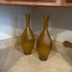 Amber Vases