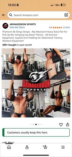 NEW Armageddon Sports Premium Ab Slings – Hanging Ab Straps
