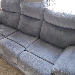 Microfiber Couch And Love Seat