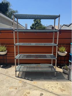 Metro Max commercial, heavy duty, five shelf rack shelving unit