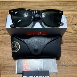 Ray-Ban CLUBMASTER Sunglasses AUTHENTIC 51MM Black