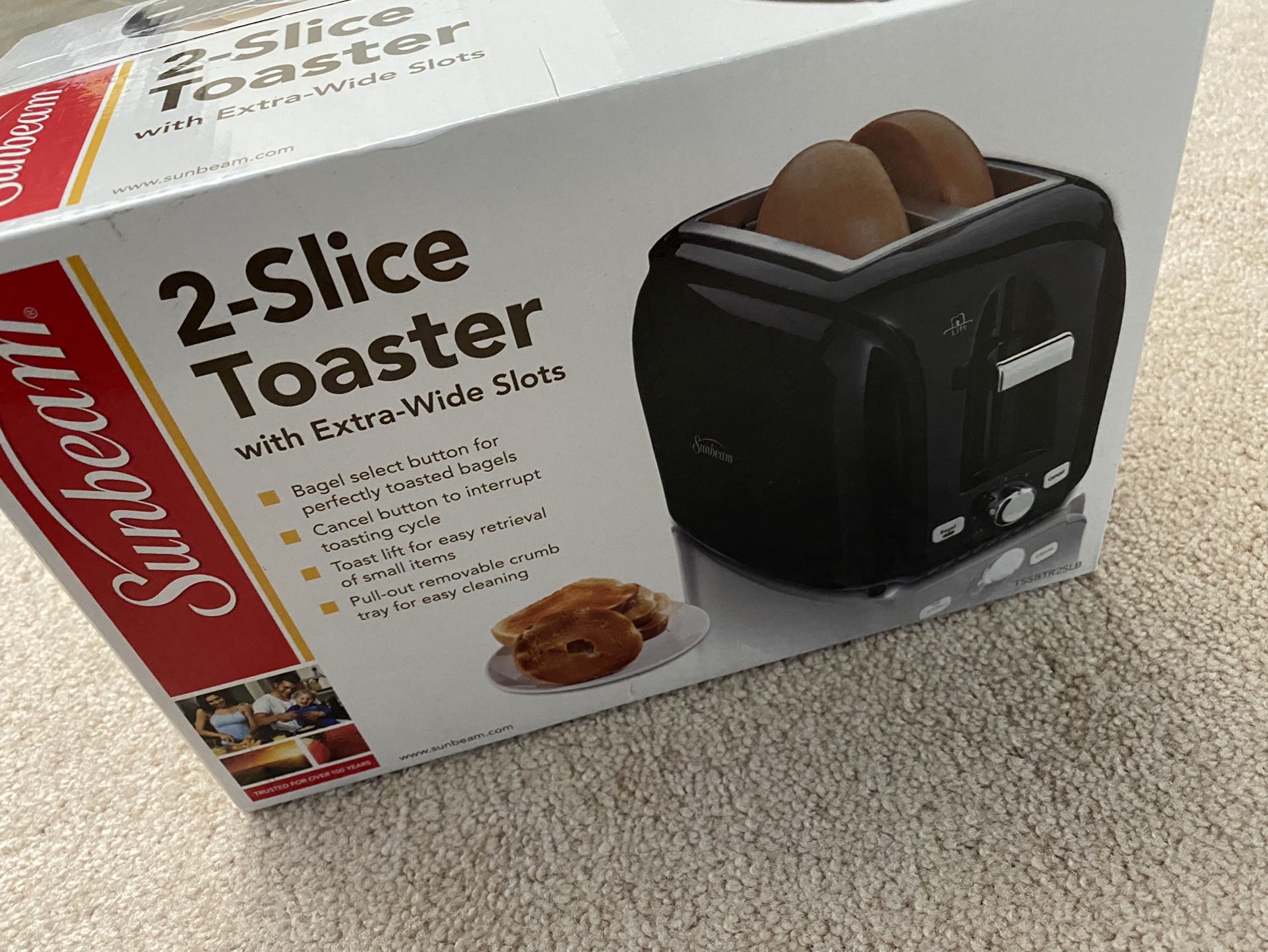 Brand New Black Toaster- Never Opened