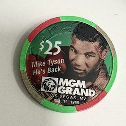 Poker Chip Mike Tyson 